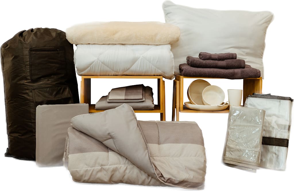 DLX BEDDING BUNDLE GRY ST SET2