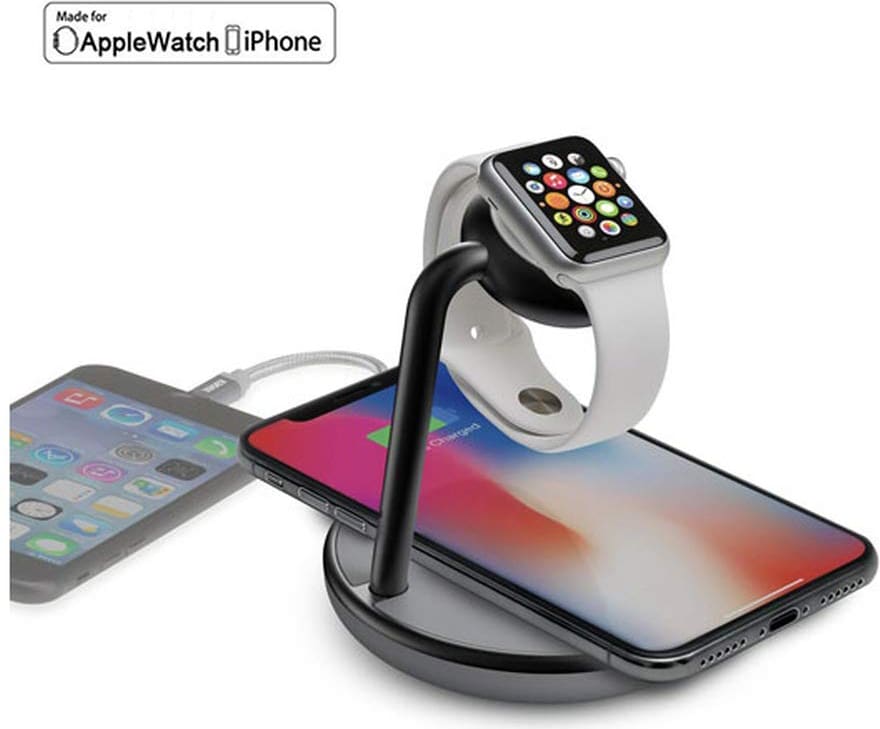 KANEX APPLE WATCH STND W QI - ONLINE ONLY