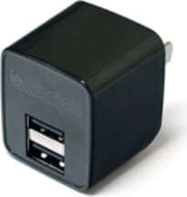 2.4 AMP DUAL USB WALLCHARG BLACK