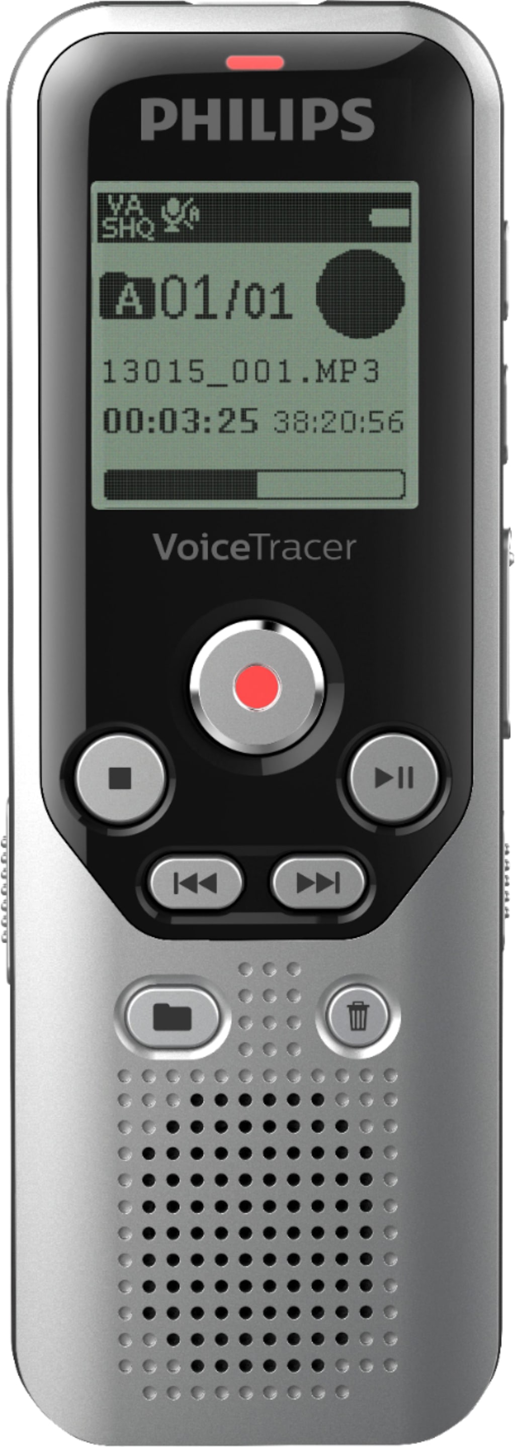 Philips VoiceTracer 1250 Audio Voice Recorder - ONLINE ONLY