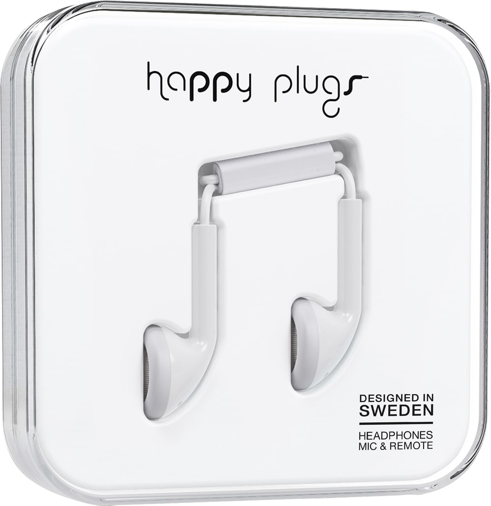 HAPPY PLUGS EARBUDS WHITE
