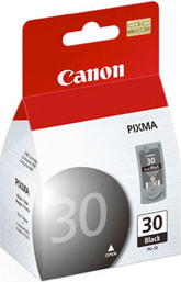 INK CARTRIDGE CANON  PG30 BLACK