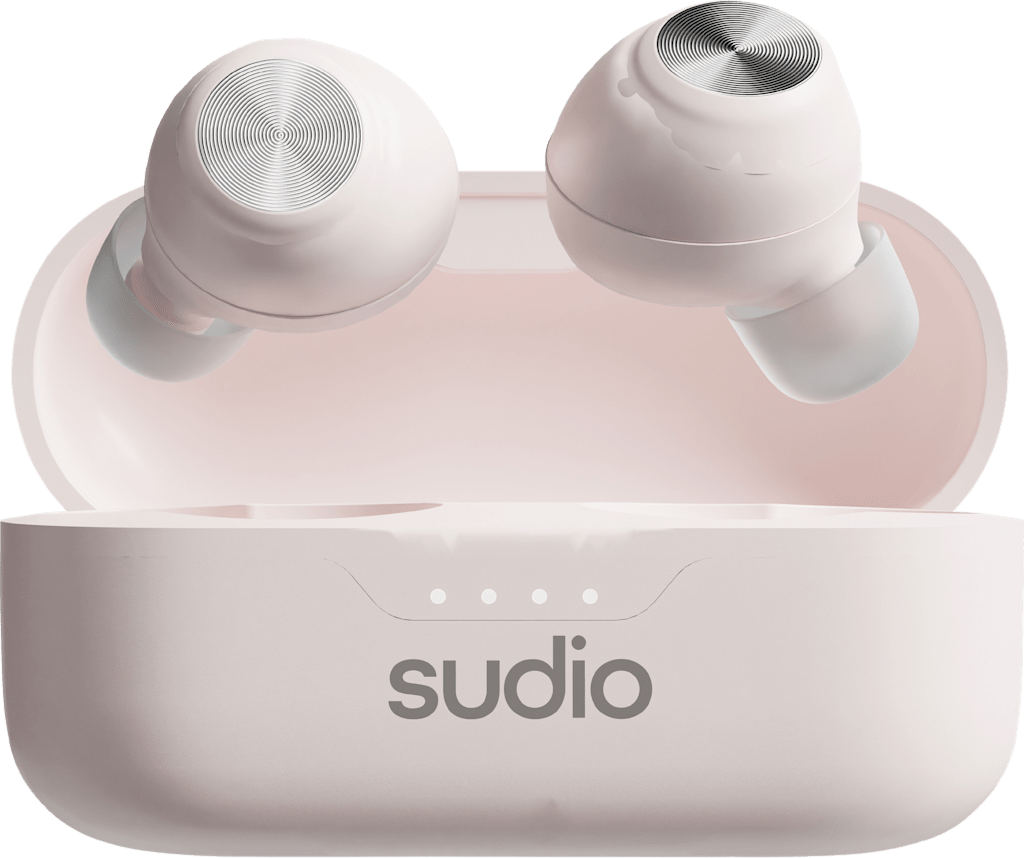 Sudio T3 Bluetooth Earbuds, Pink - ONLINE ONLY