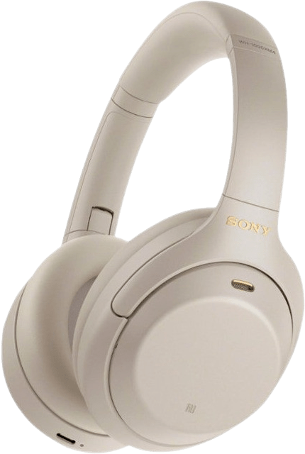 Sony Wireless Noise Canceling Overhead Headphones, Silver - ONLINE ONLY