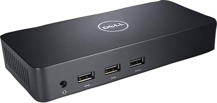 Dell D3100 USB 3.0 Docking Station, Black - ONLINE ONLY