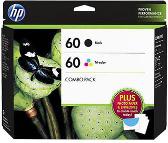 INK HP 60 COMBO CARTRIDGE
