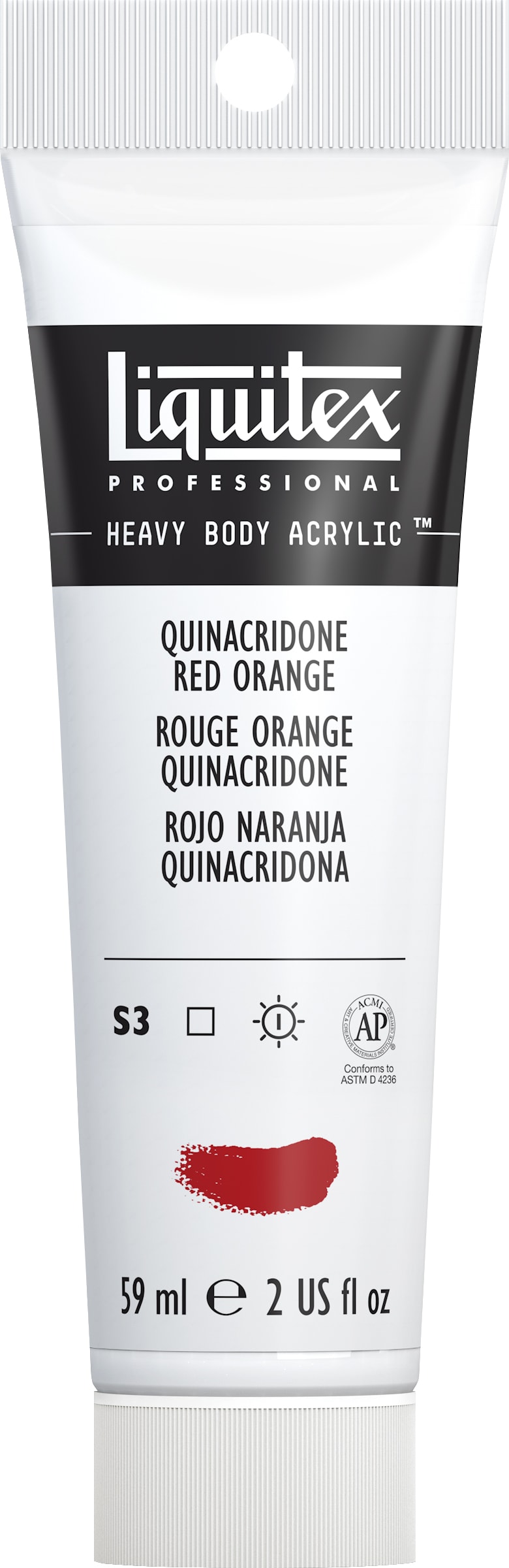 LIQ ACRY  2OZ ACRA RED ORANGE