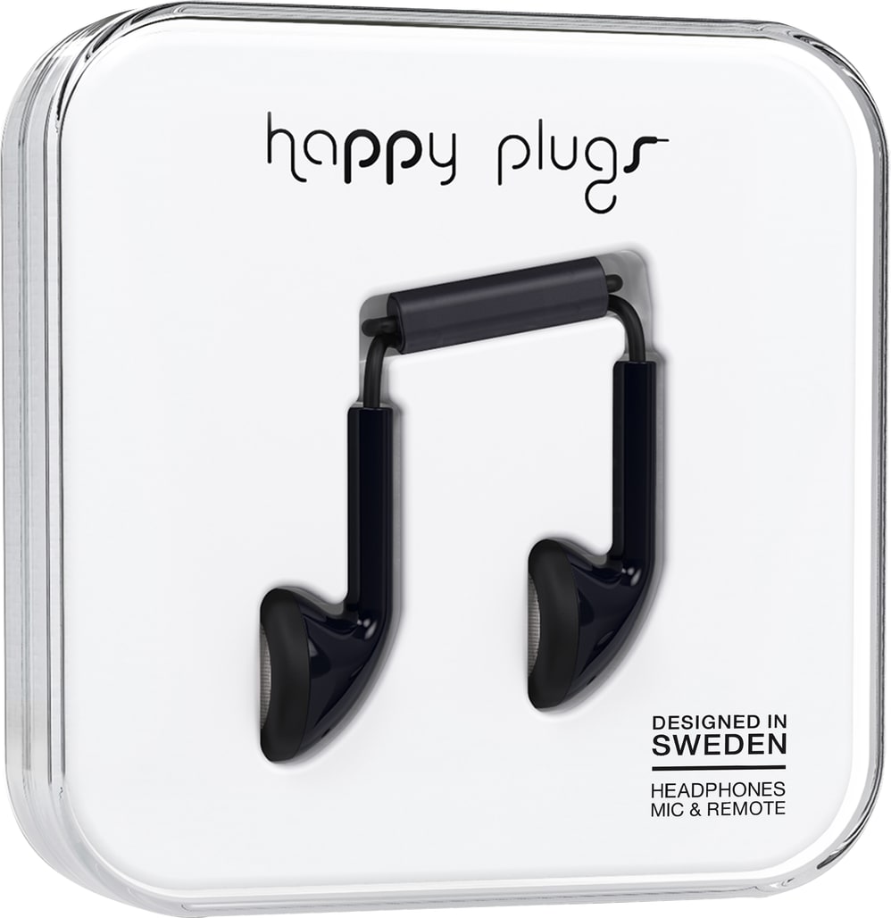 HAPPY PLUGS EARBUDS BLACK
