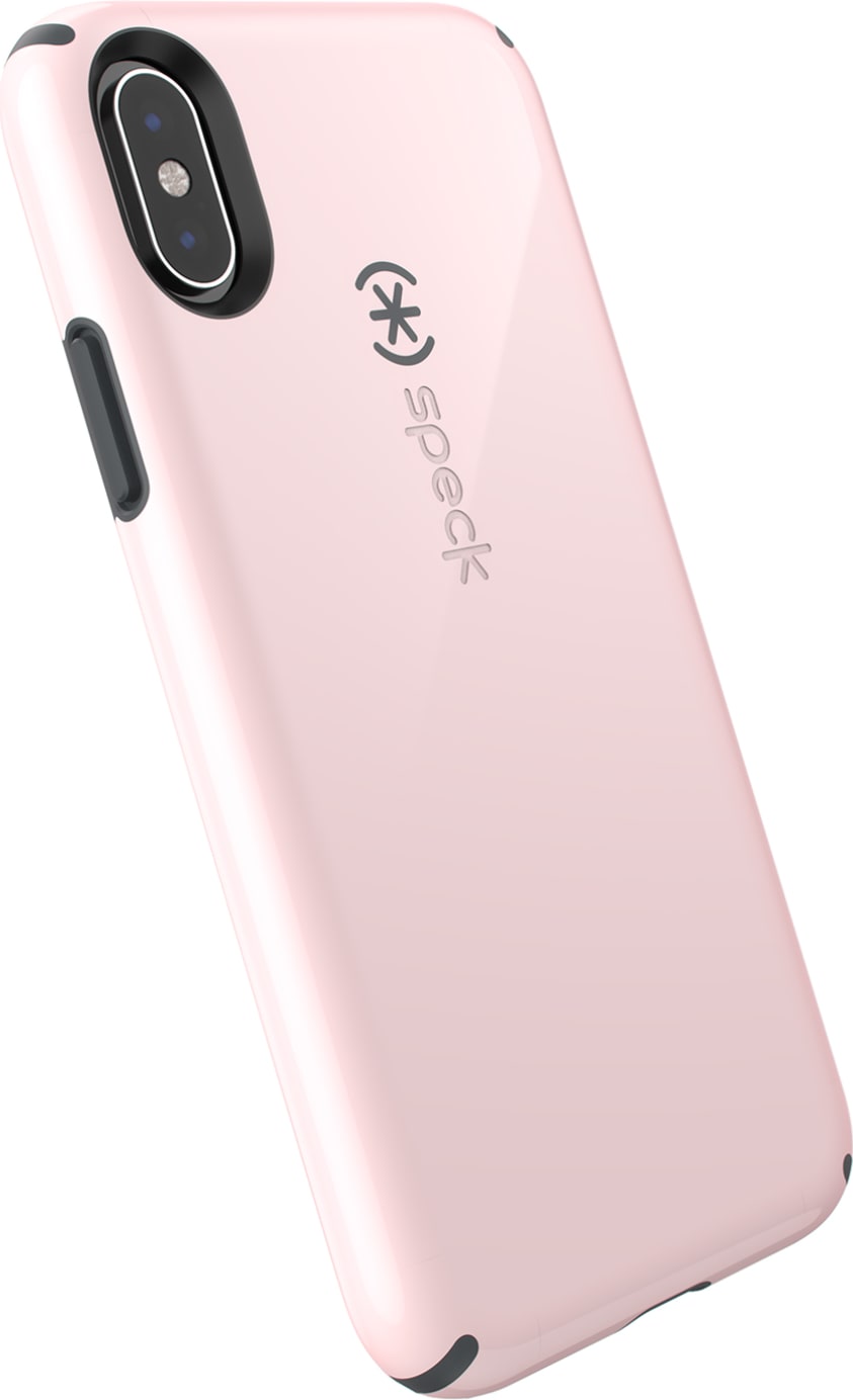 Speck Smartphone Case- iPhone X Candyshell  (Quartz Pink/Slate Grey) - ONLINE ONLY