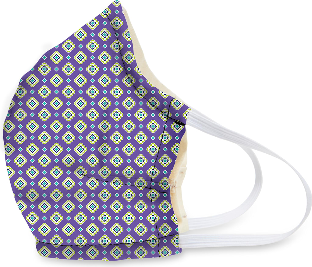 Vera Bradley Regal Ditsy Cotton Face Cover