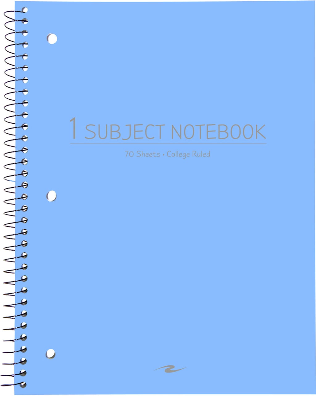 NOTEBOOK 10.5X8 70 SH SRNTY BLUE