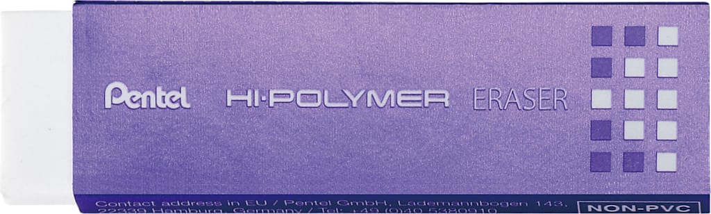 ERASER SLIM MIXED COLOUR