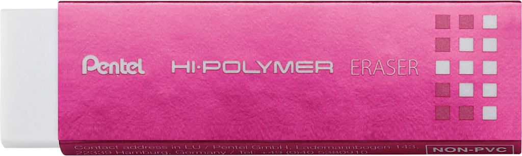ERASER SLIM MIXED COLOUR