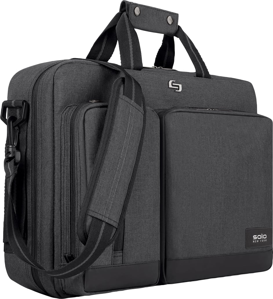 SOLO DUN HYBRD BRIEFCASE/BCKPCK GY