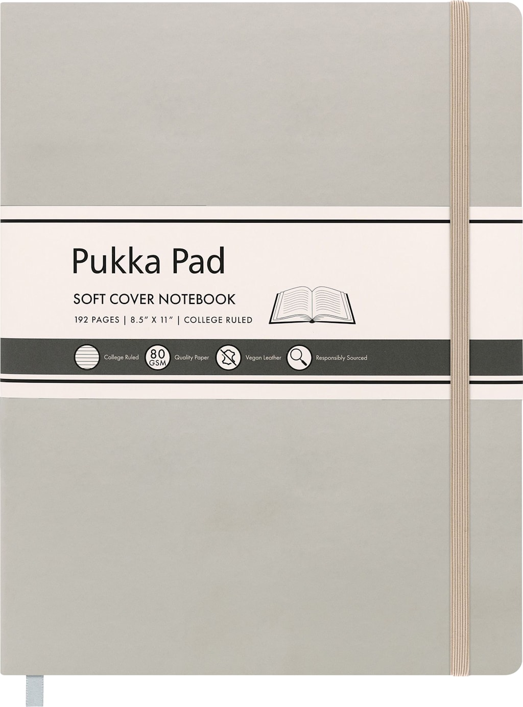 Pukka 11 x 8.5 in. Soft Cover College Rule Notebook 96 Sheets