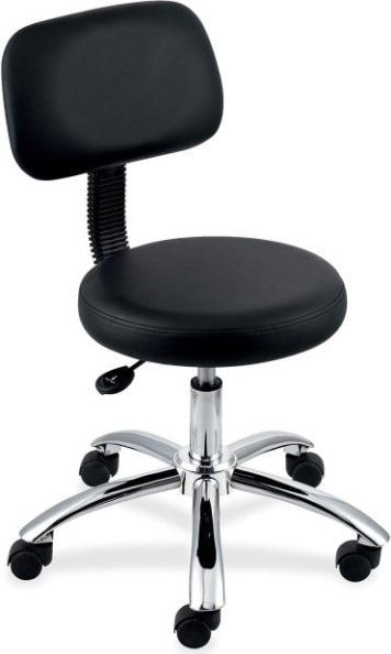 STOOL BLK VINYL PNEUMATIC HT