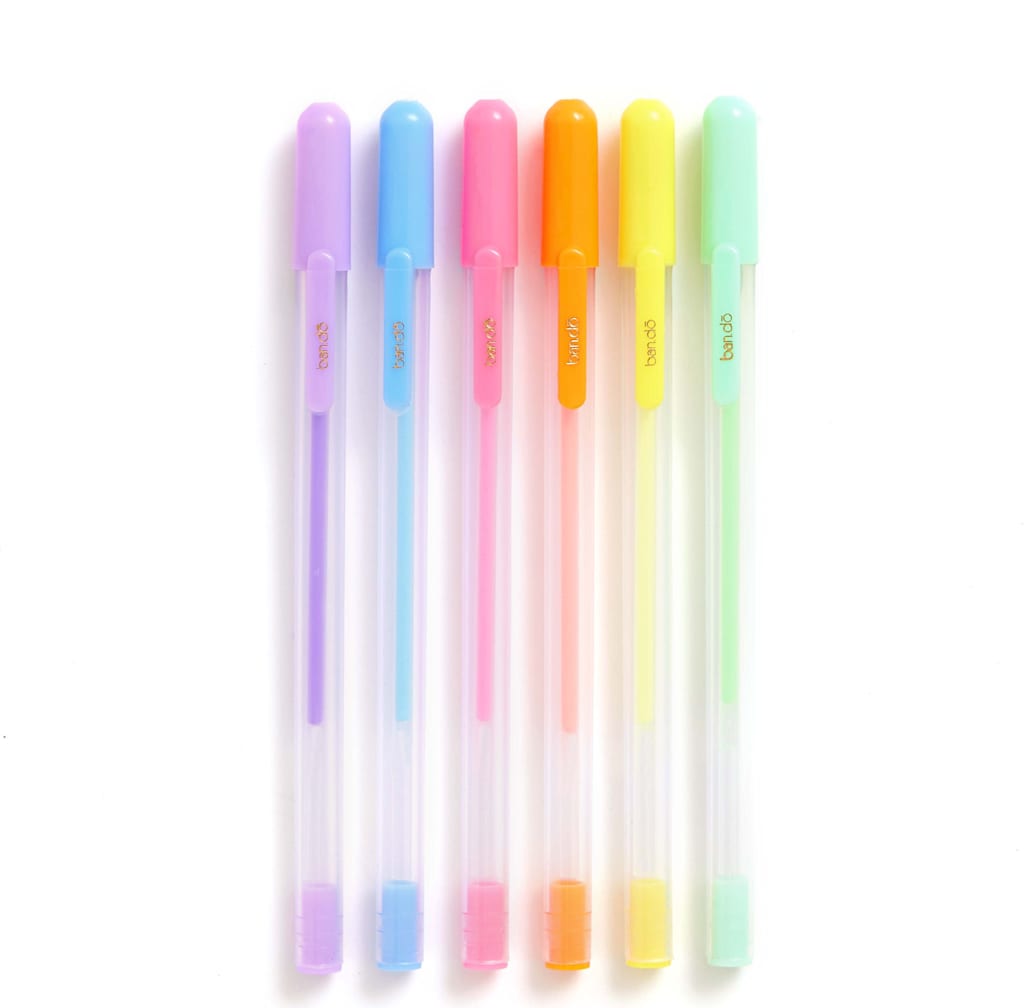 Write On Gel Pen Set Rainbow