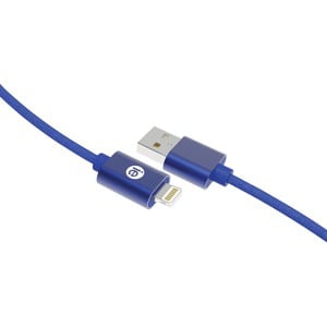 IE 10FT BRAID LIGHT USB BLUE