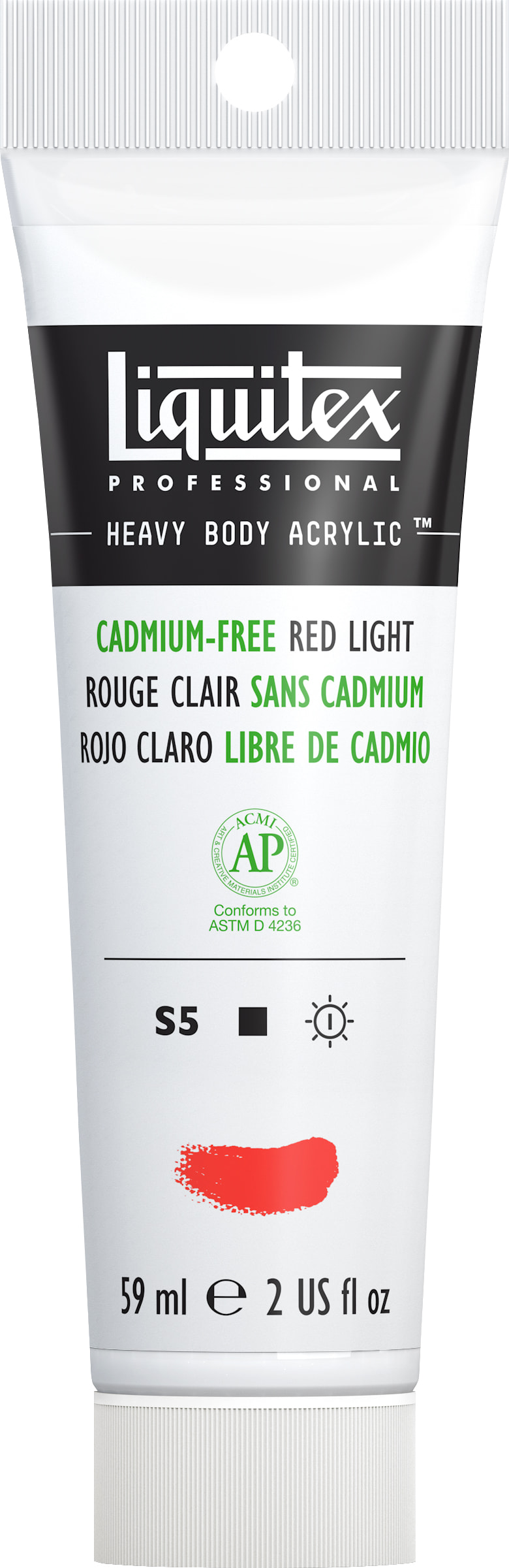 HB ACRY CAD FREE 59ML RED LT