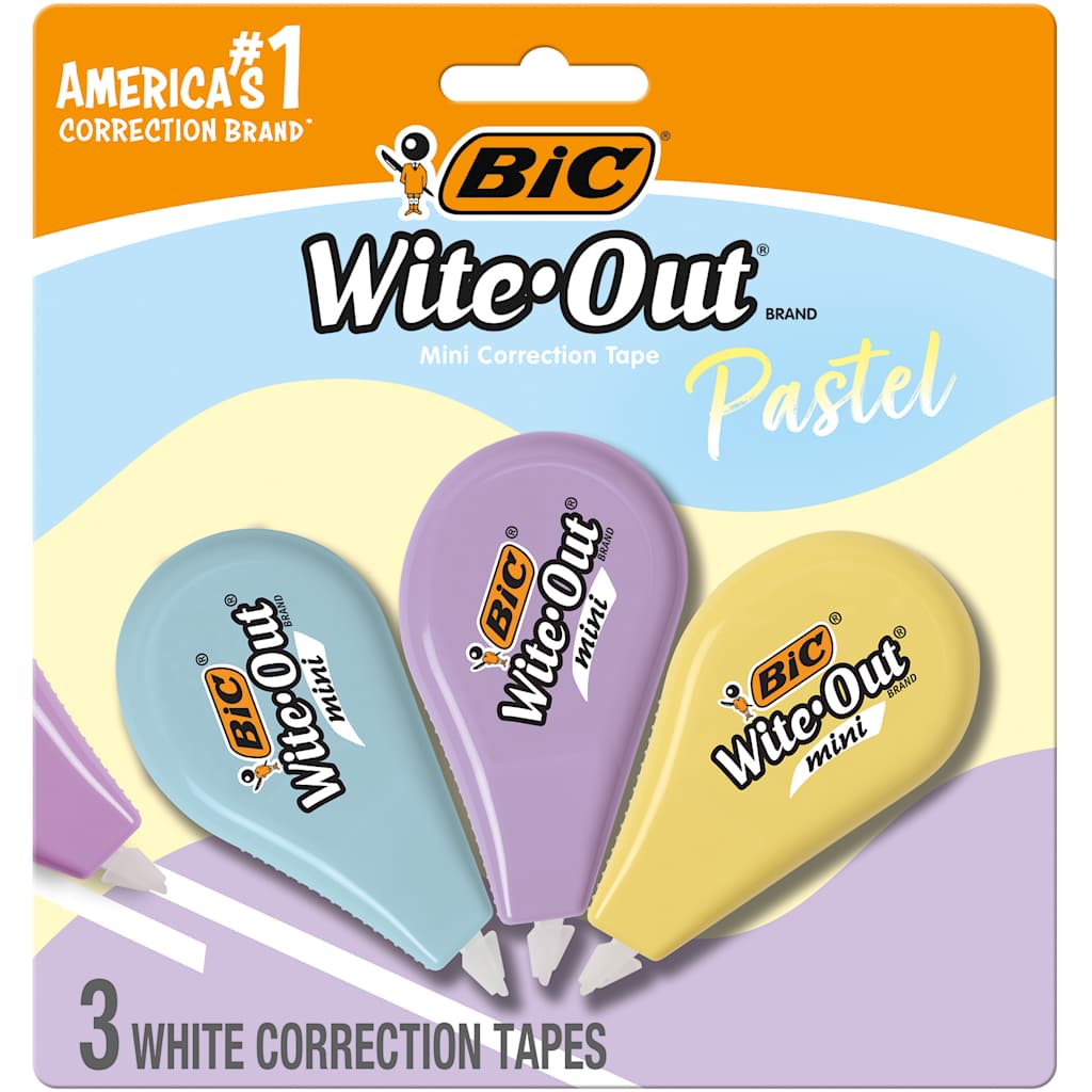 WITEOUT PASTEL MINITAPE 3PACK