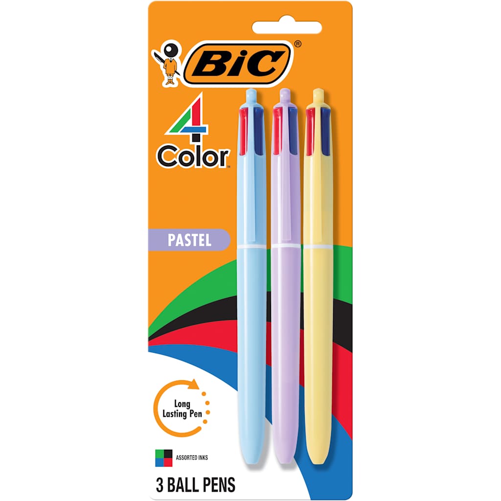 4 COLOR PASTEL 3PK