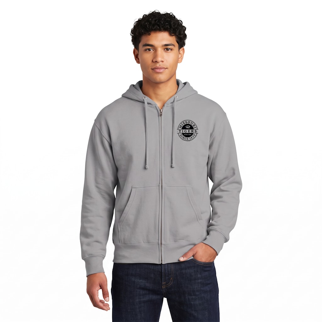 Full Zip Hooded Sweatshirt