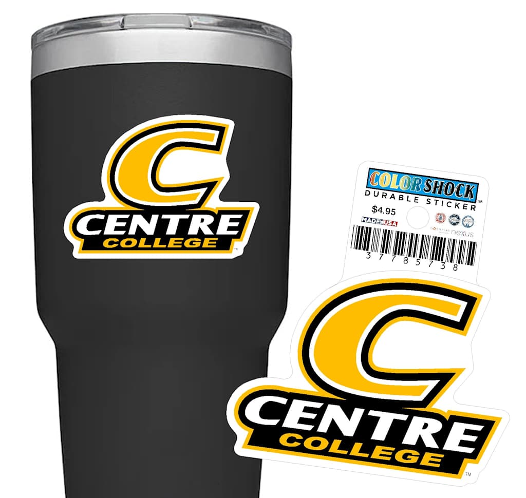 Centre College Colonels Durable Sticker