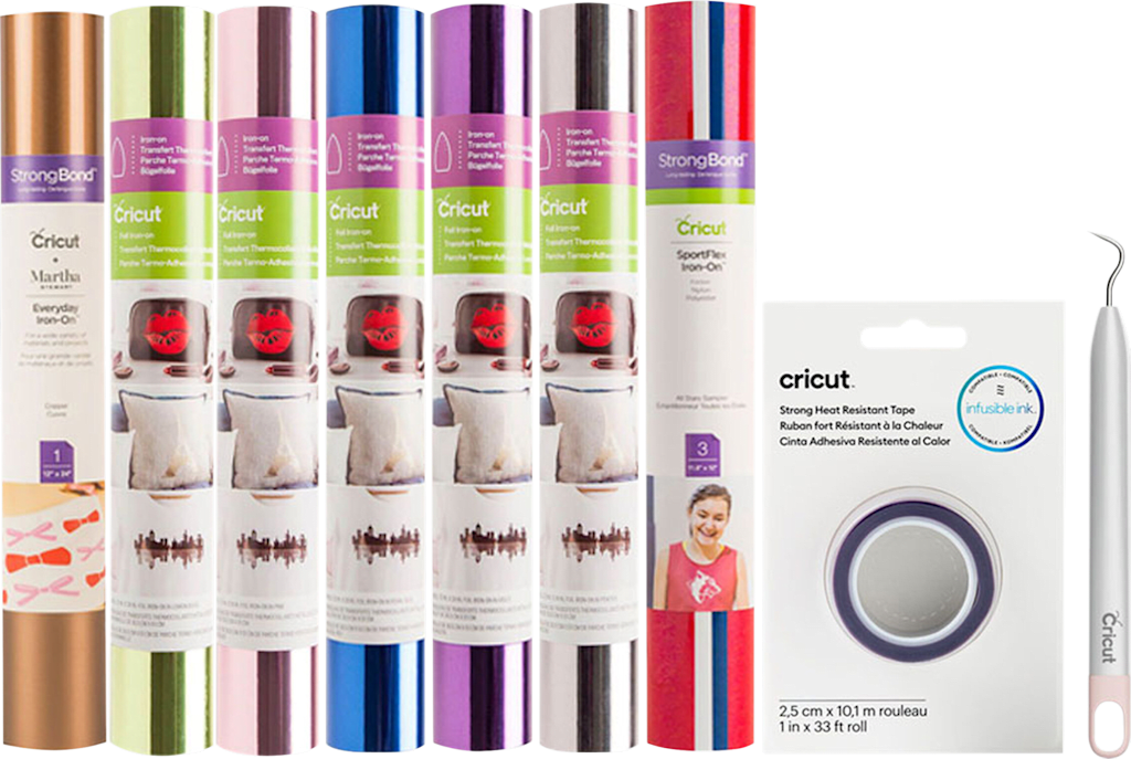 Cricut Mixed Iron-On Materials Bundle, Multi - ONLINE ONLY