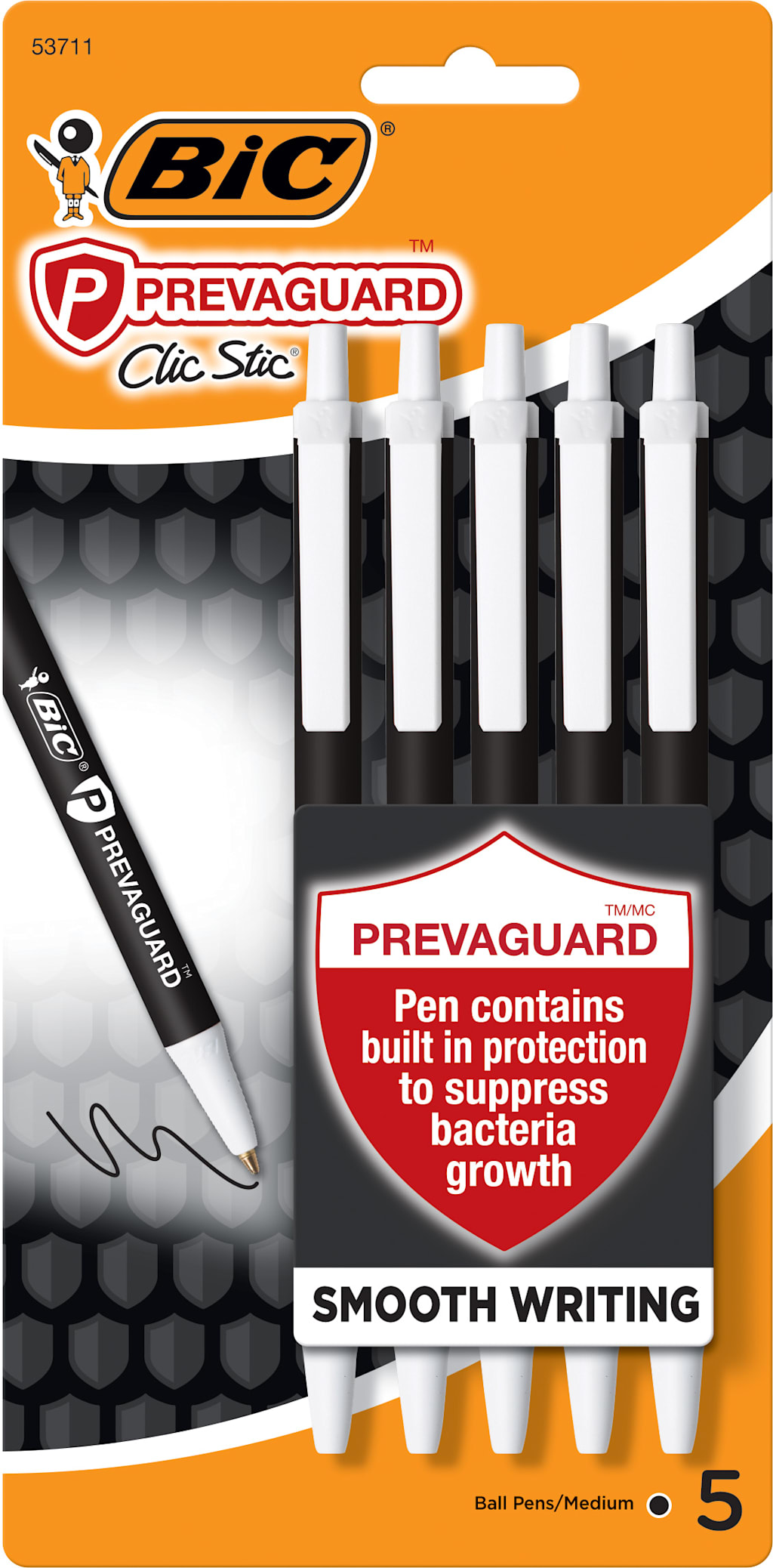 PEN 5PK BK PREVAGUARD RETR