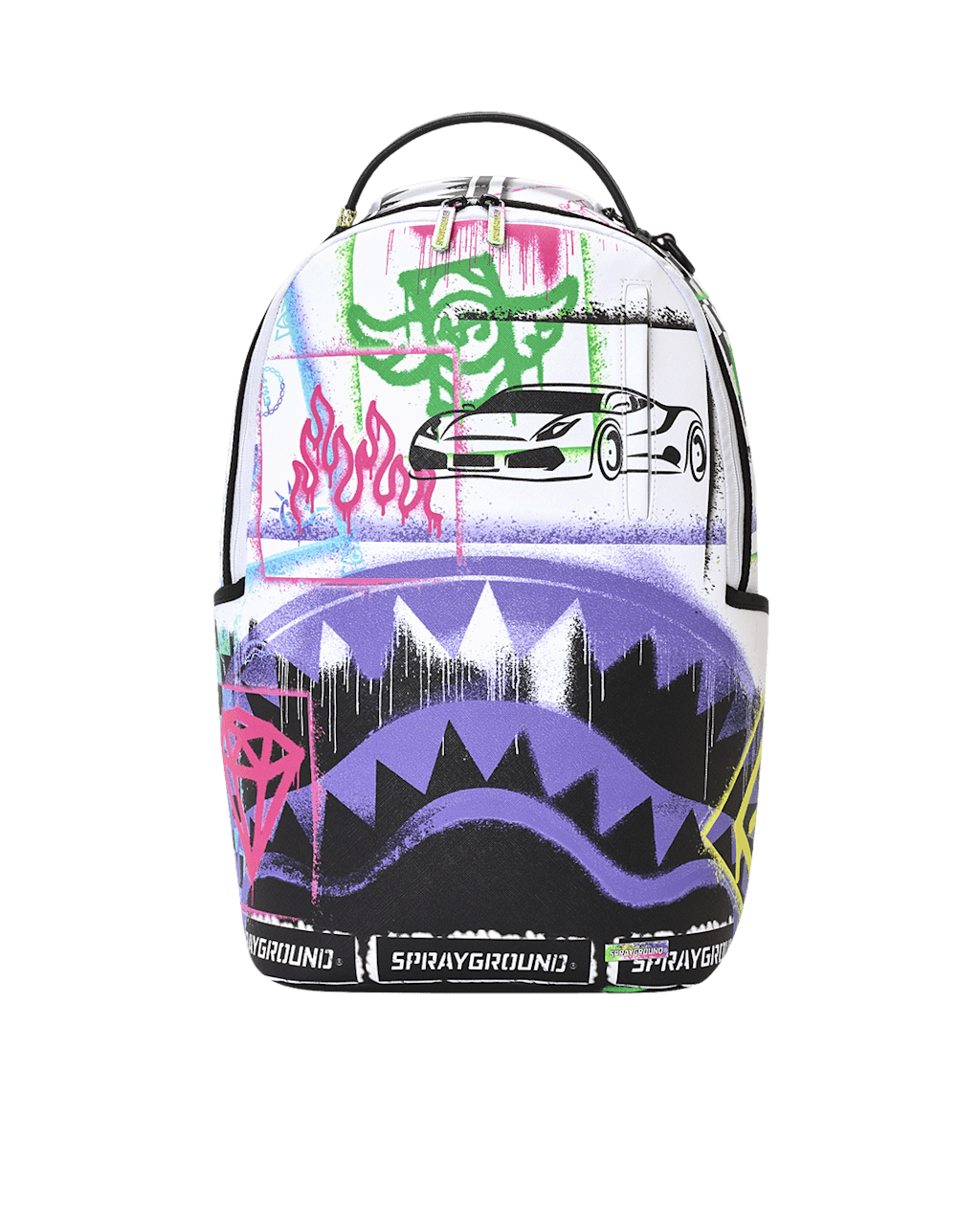 Shark Attack Stencil Backpack