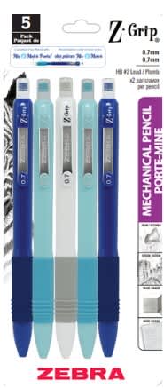Z-Grip Mechanical Pencil 5pk
