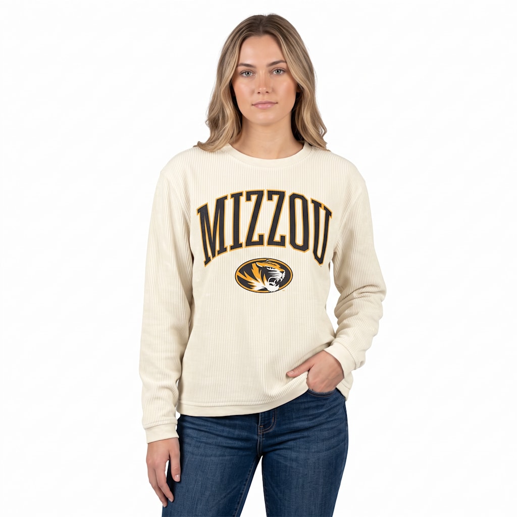 Women's Corded Crewneck Sweatshirt