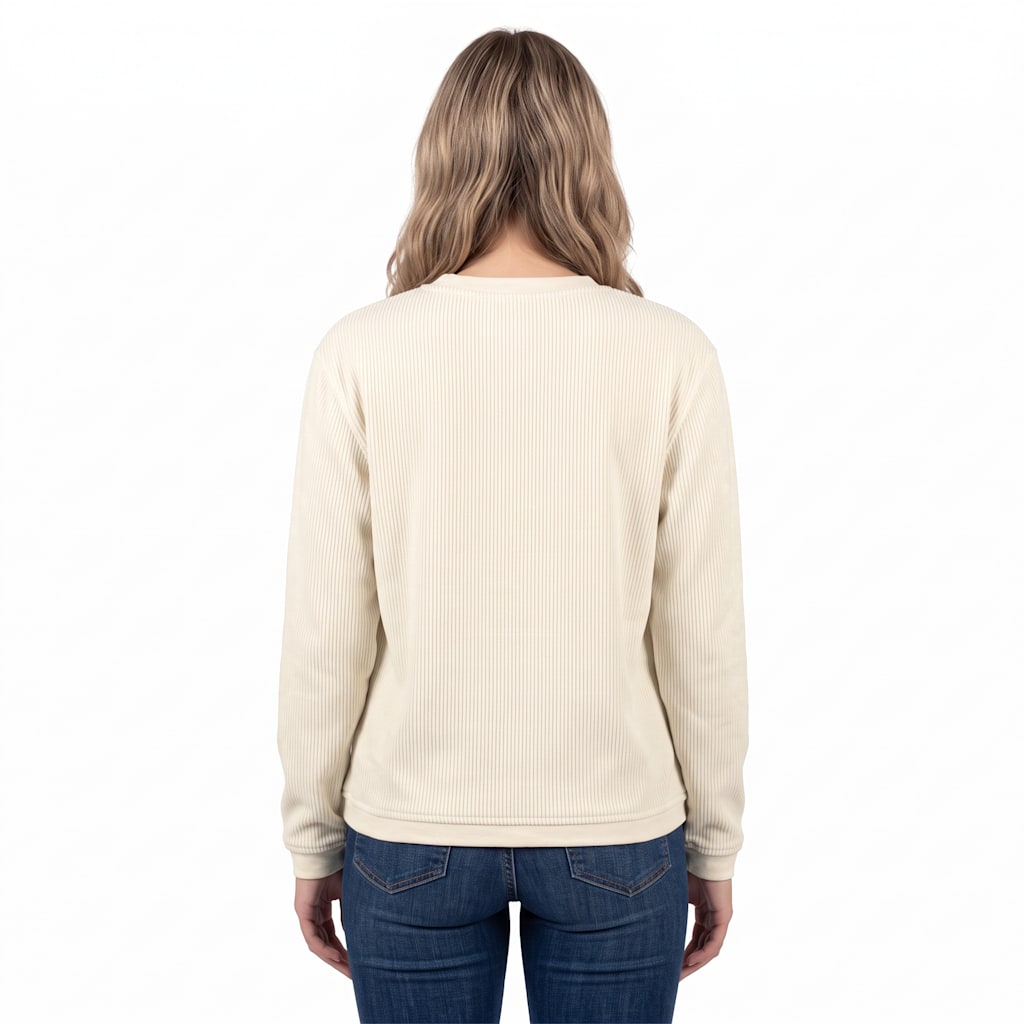 Women's Corded Crewneck Sweatshirt