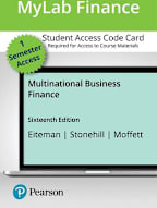 MyLab Finance with Pearson eText Access Code for Multinational Business Finance