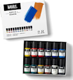 ACRYLIC GOUACHE SET 22ML 12 COLOR ESSENTIALS