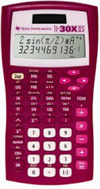 CALCULATOR TI30XIIS DUEL POWER RASPBRY