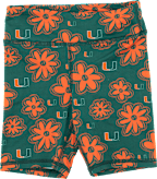 University of Miami Youth Girl's Biker Shorts