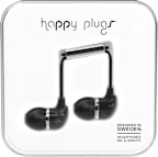 Happy Plugs In-Ear Earbuds with Mic - Black Marble - ONLINE ONLY