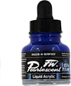 PEARLESCENT INK  1 OZ SKY BLUE
