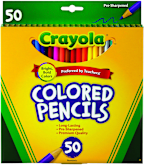 CRAYOLA COLOR PENCIL 50CT