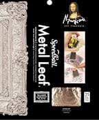 METAL LEAFING SILVER 5.5X5.5 25 SHEETS