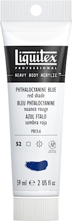 Heavy Body Acrylic 2oz Phthalo Blue Red Shade