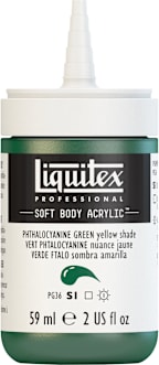 PROFESSIONAL SOFT BODY ACRYLIC 59ML PHTHALO GREEN YELLOW