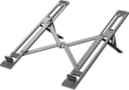 Sanho HyoerStand Foldable Aluminum Laptop Stand- GRAY Up to 17'' Screen Size Notebook, Tablet Support - Aluminum Alloy, Silicon - ONLINE ONLY