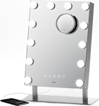 iHome Beauty Hollywood Pro Bluetooth Vanity Mirror. Bluetooth Smart Speaker - Silver - ONLINE ONLY