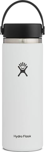 Hydroflask 20 oz Wide Mouth With Flex Cap 2.0-White