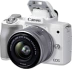 Canon EOS M50 MK II (White) EF-M 15-45mm IS STM (Silver) Kit - ONLINE ONLY