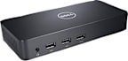 Dell D3100 USB 3.0 Docking Station, Black - ONLINE ONLY