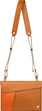 Moshi Aro Slim Crossbody Bag 10in, Caramel Brown - ONLINE ONLY