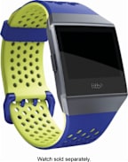 Fitbit Ionic, Accessory Sport Band, Blue, Yellow, Large